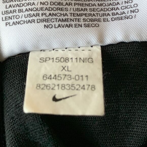 Nike Lebron James T-Shirt Heart of the Lion Graphic Tee Dri-Fit Black Blue NBA - Picture 6 of 6